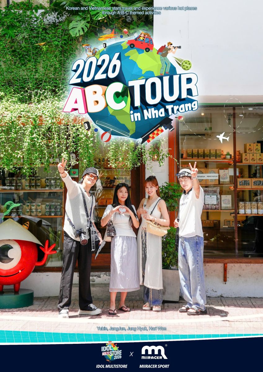 Yubin, JangJun, Jung Hyuk và Hari Won trong khuôn khổ 2026 ABC TOUR in Nha Trang
