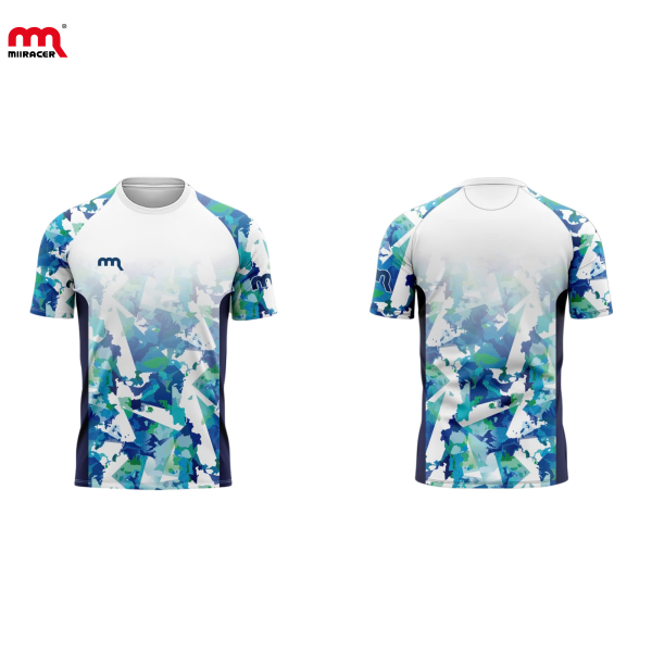 Áo Cầu Lông Miiracer Xanh Loang