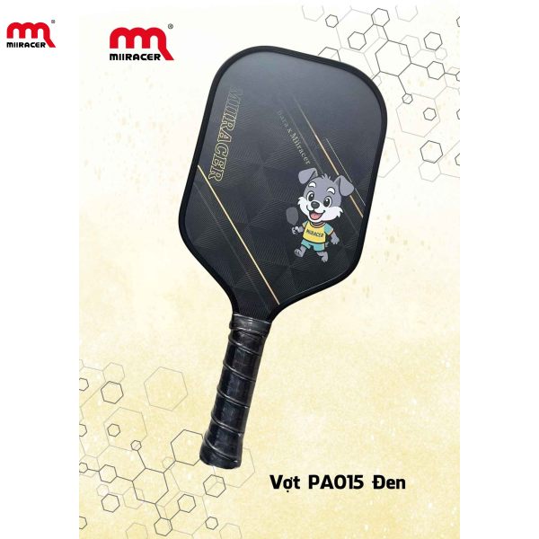 Vợt Pickleball PA015 Đen - Collection Bara